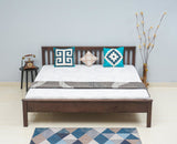 Adelaide Solid Wood King Size Bed - Furniselan-Grey-Finish