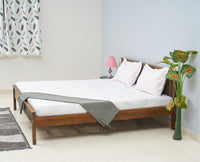 Adelaide Solid Wood King Size Bed - Furniselan-Teak-Finish