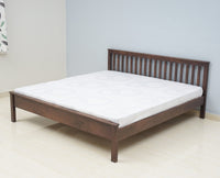 Adelaide Solid Wood King Size Bed - Furniselan-Grey-Finish