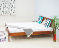 Adelaide Solid Wood King Size Bed - Furniselan-Maple-Finish