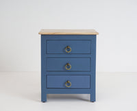Aleppo Wooden Bedside Table - Furniselan China-Blue