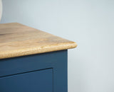 Aleppo Wooden Bedside Table - Furniselan China-Blue