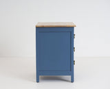 Aleppo Wooden Bedside Table - Furniselan China-Blue