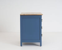 Aleppo Wooden Bedside Table - Furniselan China-Blue