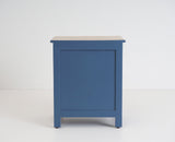 Aleppo Wooden Bedside Table - Furniselan China-Blue