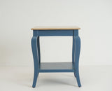 Alexandria Solid Wood End Table - Furniselan China-Blue