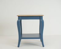 Alexandria Solid Wood End Table - Furniselan China-Blue