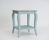Alexandria Solid Wood End Table - Furniselan Silt-Green