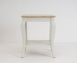 Alexandria Solid Wood End Table - Furniselan - Frosty White