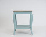 Alexandria Solid Wood End Table - Furniselan Silt-Green
