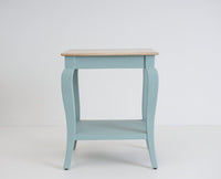 Alexandria Solid Wood End Table - Furniselan Silt-Green