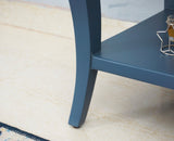 Alexandria Solid Wood End Table - Furniselan China-Blue