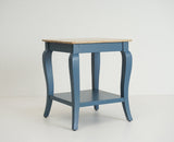 Alexandria Solid Wood End Table - Furniselan China-Blue