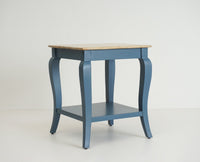 Alexandria Solid Wood End Table - Furniselan China-Blue