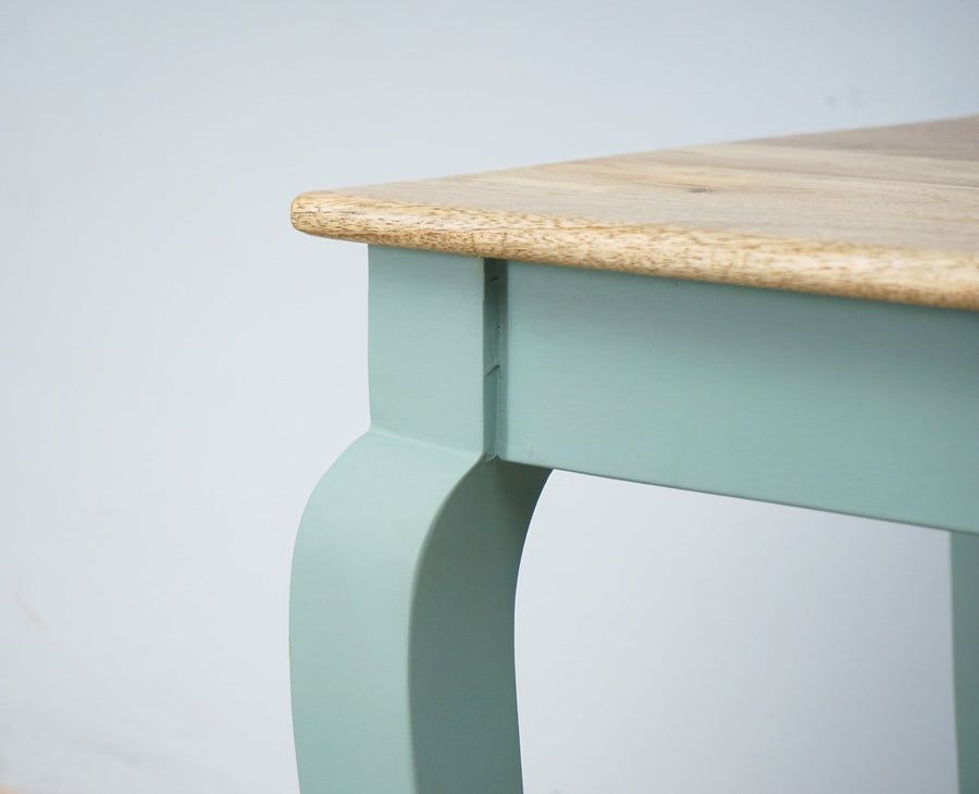 Alexandria Solid Wood End Table - Furniselan Silt-Green