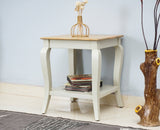 Alexandria Solid Wood End Table - Furniselan - Frosty White