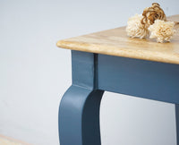 Alexandria Solid Wood End Table - Furniselan China-Blue