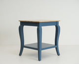 Alexandria Solid Wood End Table - Furniselan China-Blue