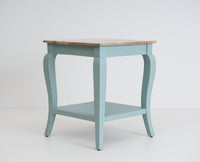 Alexandria Solid Wood End Table - Furniselan Silt-Green
