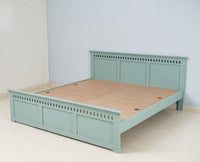 Alexandria Solid Wood Queen Size - Furniselan Silt-Green