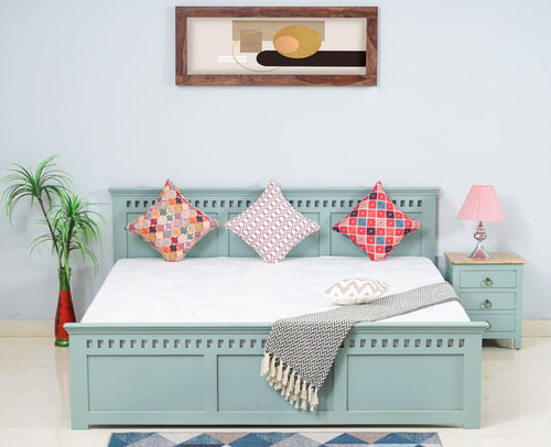 Alexandria Solid Wood Queen Size Bed