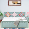 Alexandria Solid Wood Queen Size - Furniselan Silt-Green