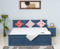 Alexandria Solid Wood Queen Size - Furniselan China-Blue