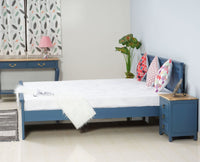 Alexandria Solid Wood Queen Size - Furniselan China-Blue