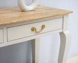 Alexandria Wooden Console Table Two Drawer - Console Table - Furniselan - Frosty White
