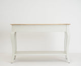 Alexandria Wooden Console Table Two Drawer - Console Table - Furniselan - Frosty White