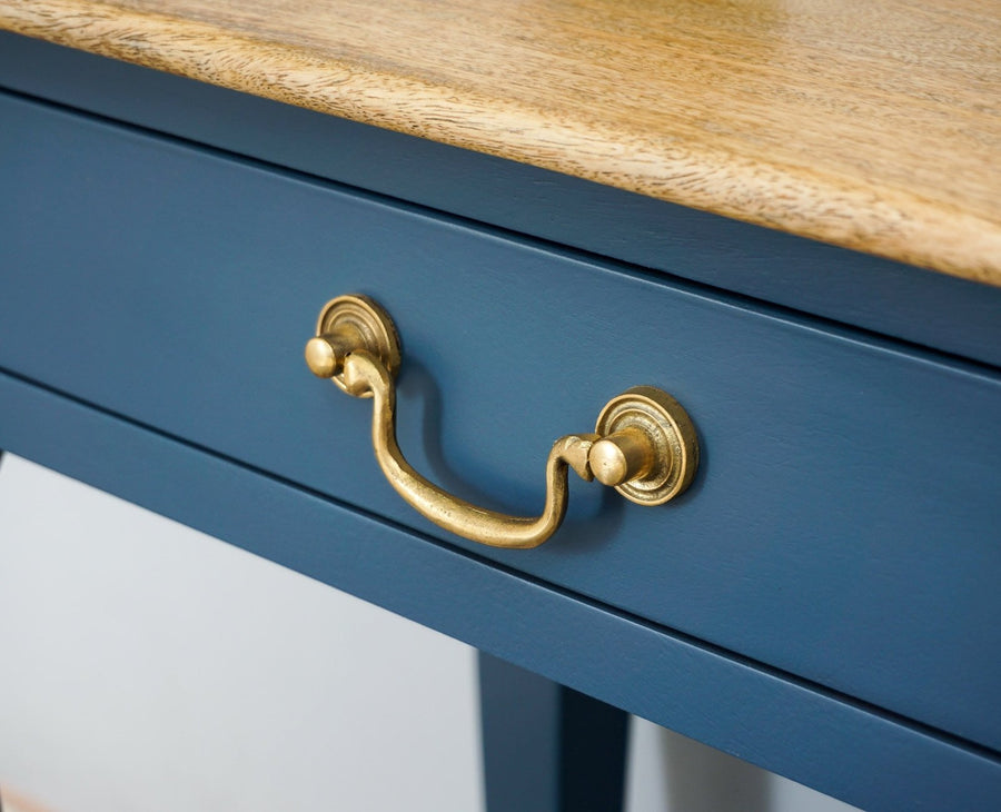 Alexandria Wooden Console Table Two Drawer - Console Table - Furniselan China-Blue