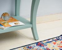 Alexandria Wooden Console Table Two Drawer - Console Table - Furniselan Silt-Green