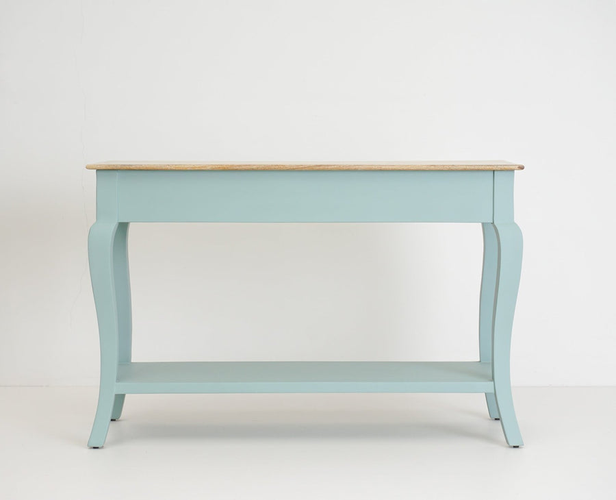 Alexandria Wooden Console Table Two Drawer - Console Table - Furniselan Silt-Green