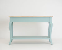 Alexandria Wooden Console Table Two Drawer - Console Table - Furniselan Silt-Green