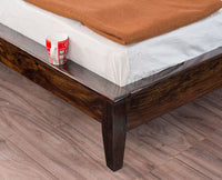 Amravati Sheesham Wood King Size Bed - King Size Bed - Furniselan-Teak-Finish