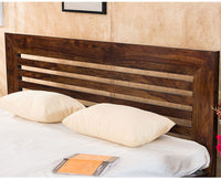 Amravati Sheesham Wood King Size Bed - King Size Bed - Furniselan-Teak-Finish