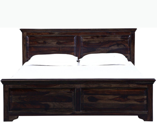 Ankara Sheesham Wood King Size Bed - King Size Bed - Furniselan