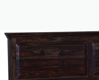 Ankara Sheesham Wood King Size Bed - King Size Bed - Furniselan-Grey-Finish