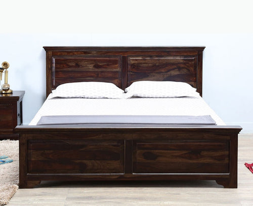 Ankara Sheesham Wood King Size Bed - King Size Bed - Furniselan