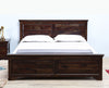 Ankara Sheesham Wood King Size Bed - King Size Bed - FurniselanFurniselan