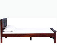 Ankara Sheesham Wood King Size Bed - King Size Bed - Furniselan-Maple-Finish