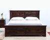 Ankara Sheesham Wood Queen Size Bed - Queen Size Bed - FurniselanFurniselan