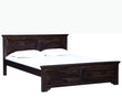 Ankara Sheesham Wood Queen Size Bed - Queen Size Bed - Furniselan