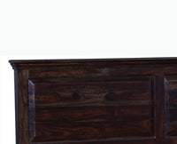 Ankara Sheesham Wood Queen Size Bed - Queen Size Bed - Furniselan-Grey-Finish