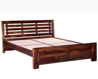 Antwerp Sheesham Wood King Size Bed - King Size Bed - Furniselan-Teak-Finish