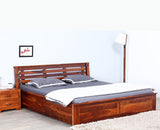 Asansol Sheesham Wood King Size Storage Bed