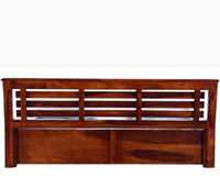 Asansol Sheesham Wood King Size Storage Bed - King Size Bed - Furniselan-Maple-Finish