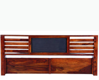 Asmara Sheesham Wood Queen Size Storage Bed - Queen Size Bed - Furniselan-Maple-Finish