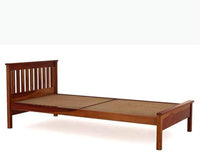 Astana Sheesham Wood Single Size Bed - Single Size Bed - Furniselan-Maple-Finish
