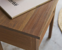 Athens Bedside Table Furniselan-Rustic-Teak-Finish